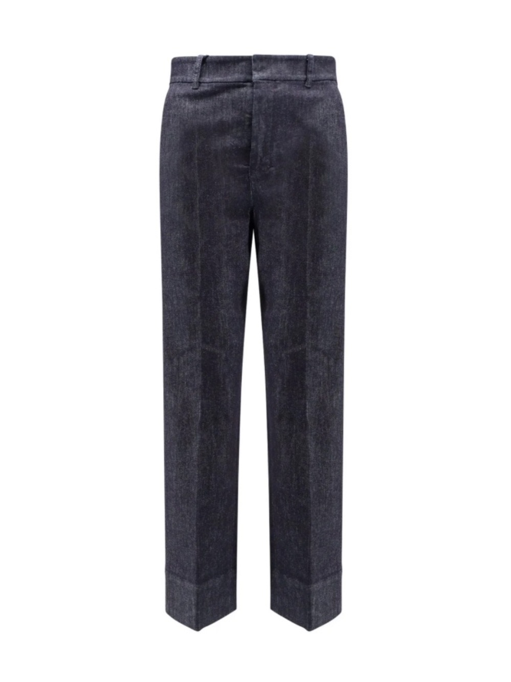 'S Max Mara High-Waist Tailored Trousers 8 Dark Blue
